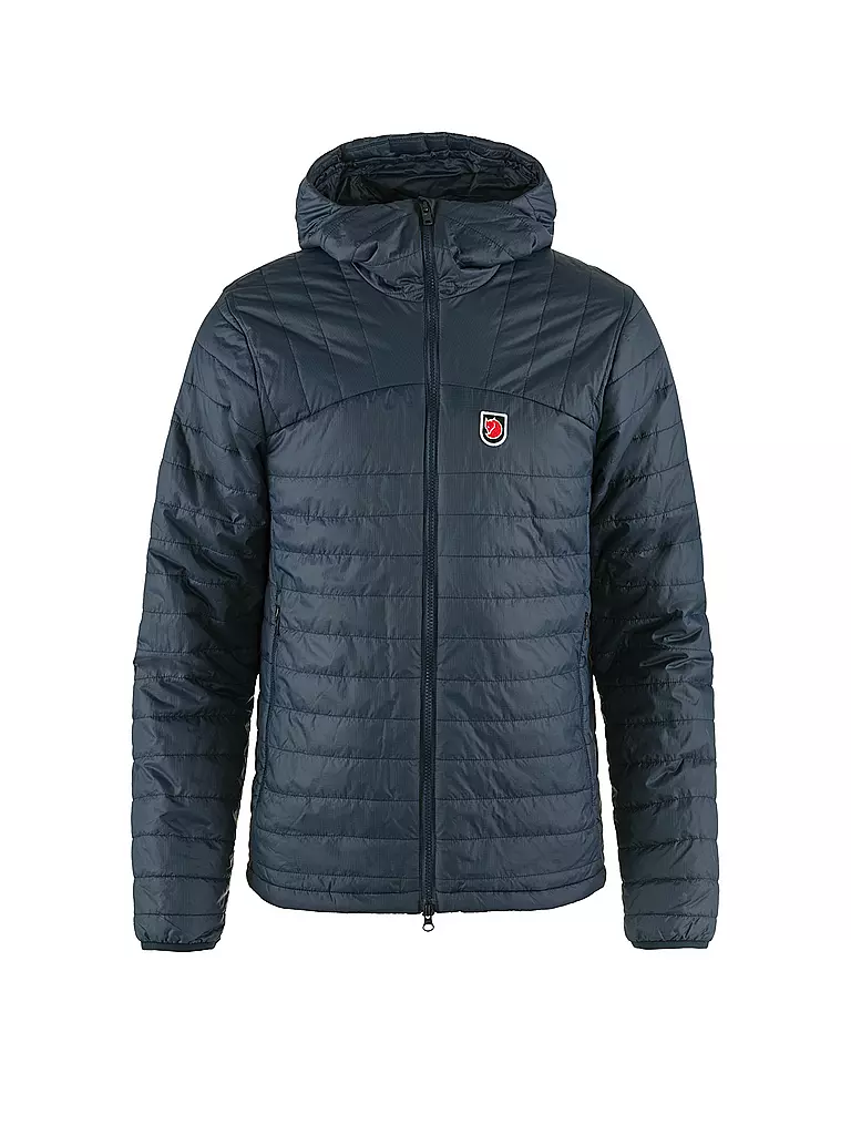 LEst FJÄLLRÄVEN Herren Isojacke Expedition X-Lätt Hoodie dunkelblau